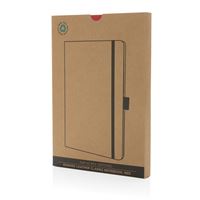 TACCUINO A5 IN CUOIO RIGENERATO CERTIFICATO RCS